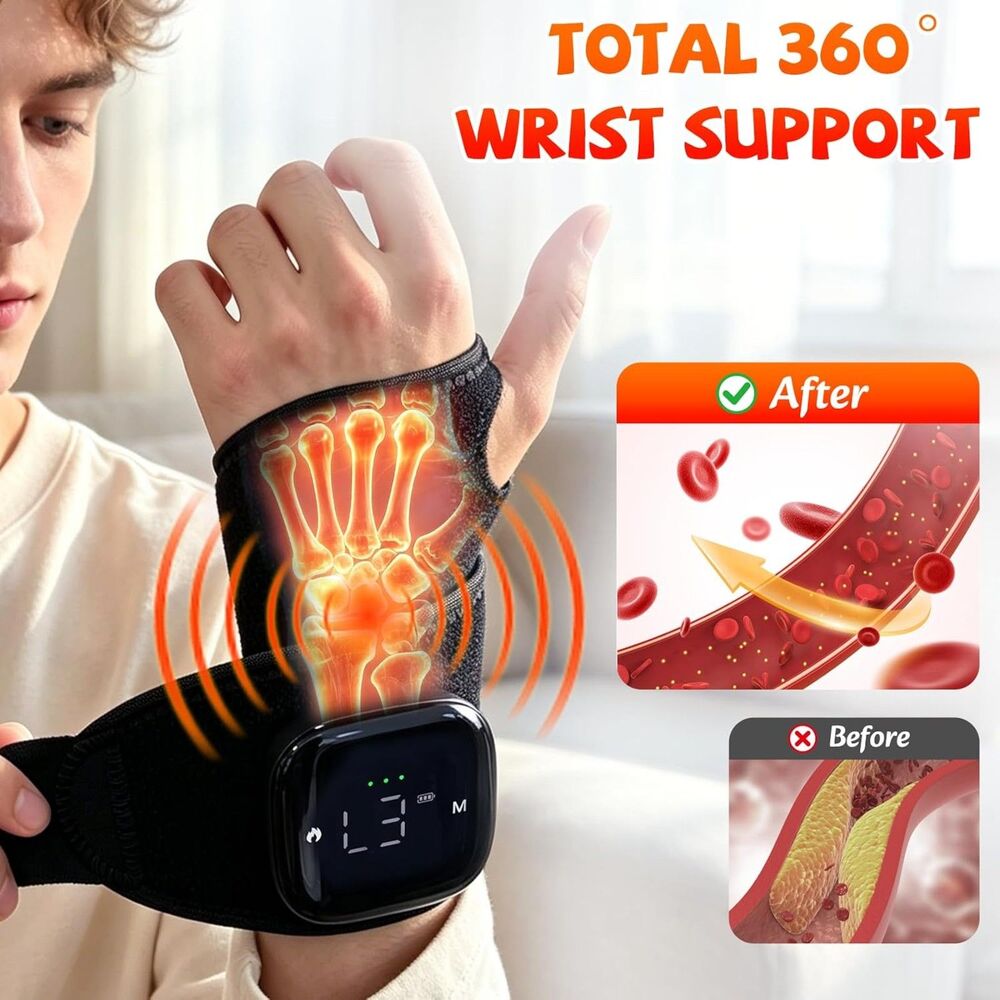 Cordless Red & Near-Infrared Light Wrap for Relaxing Massage Comfort - Picture 9 of 15